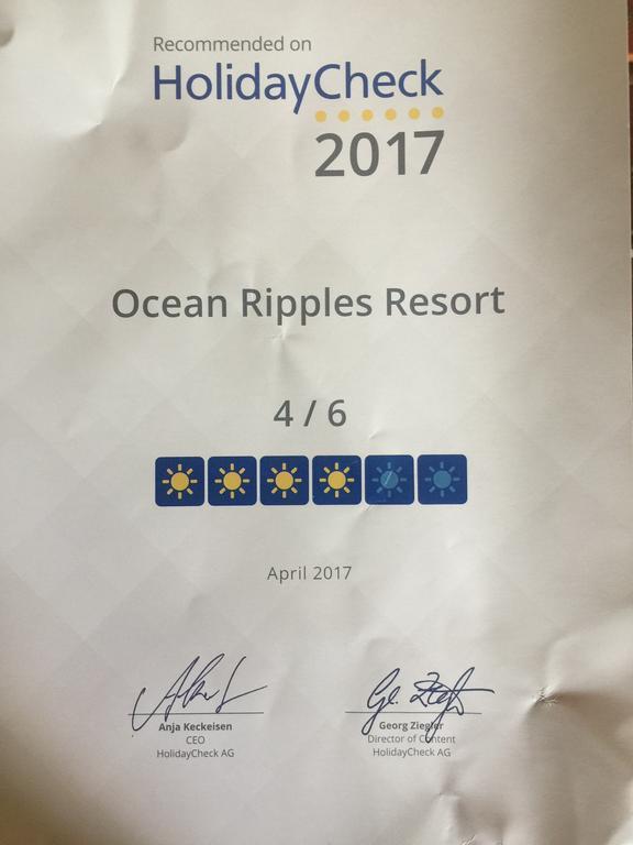 Ocean Ripples Resort Wadduwa Exterior foto